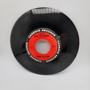 Vtg Vinyl 45 RPM Johnny Tillotson She Gave Sweet Love To Me / It Keeps Right On